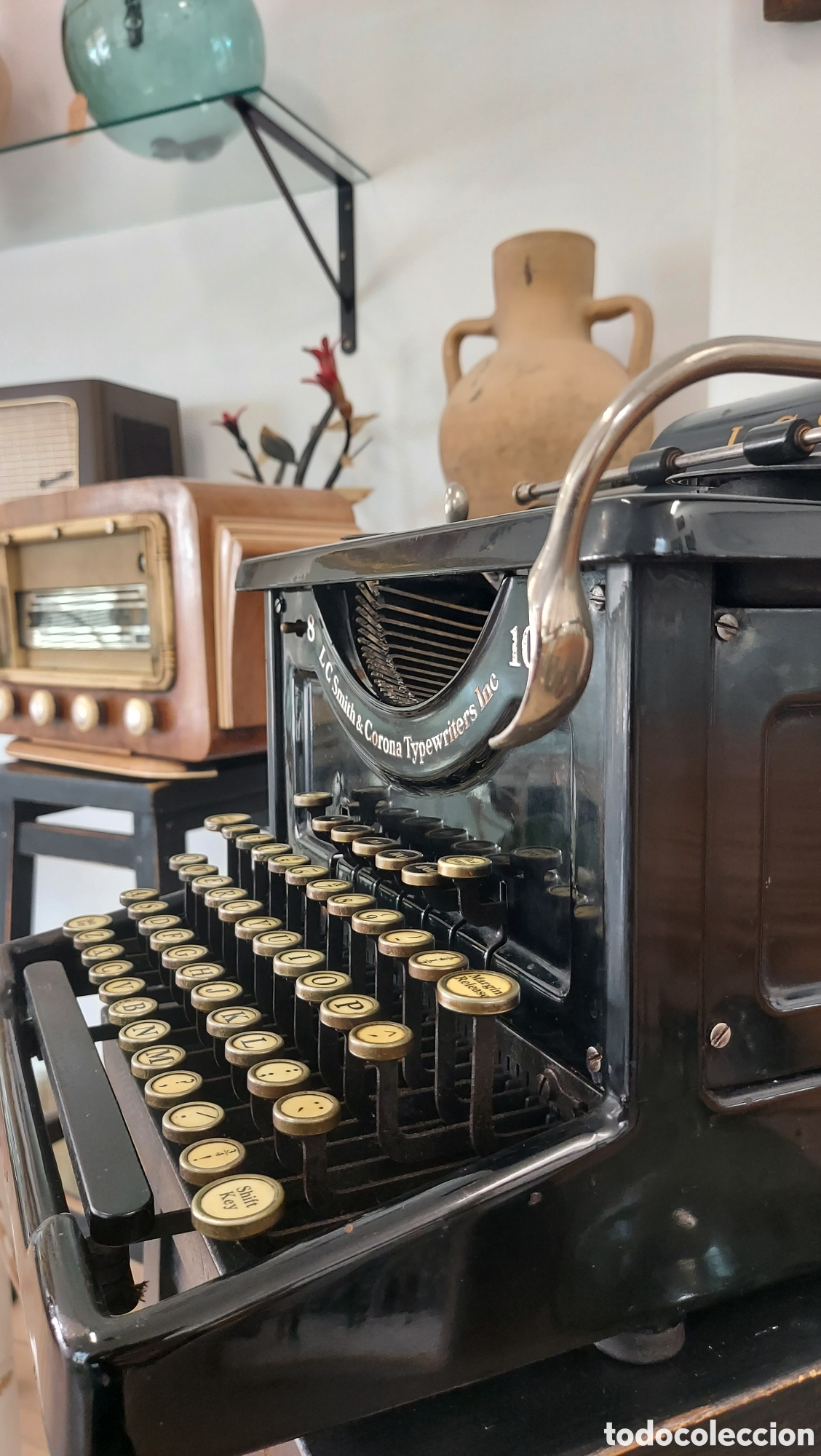 Antig&uuml;edades: M&aacute;quina de escribir Smith 1929 - Foto 5