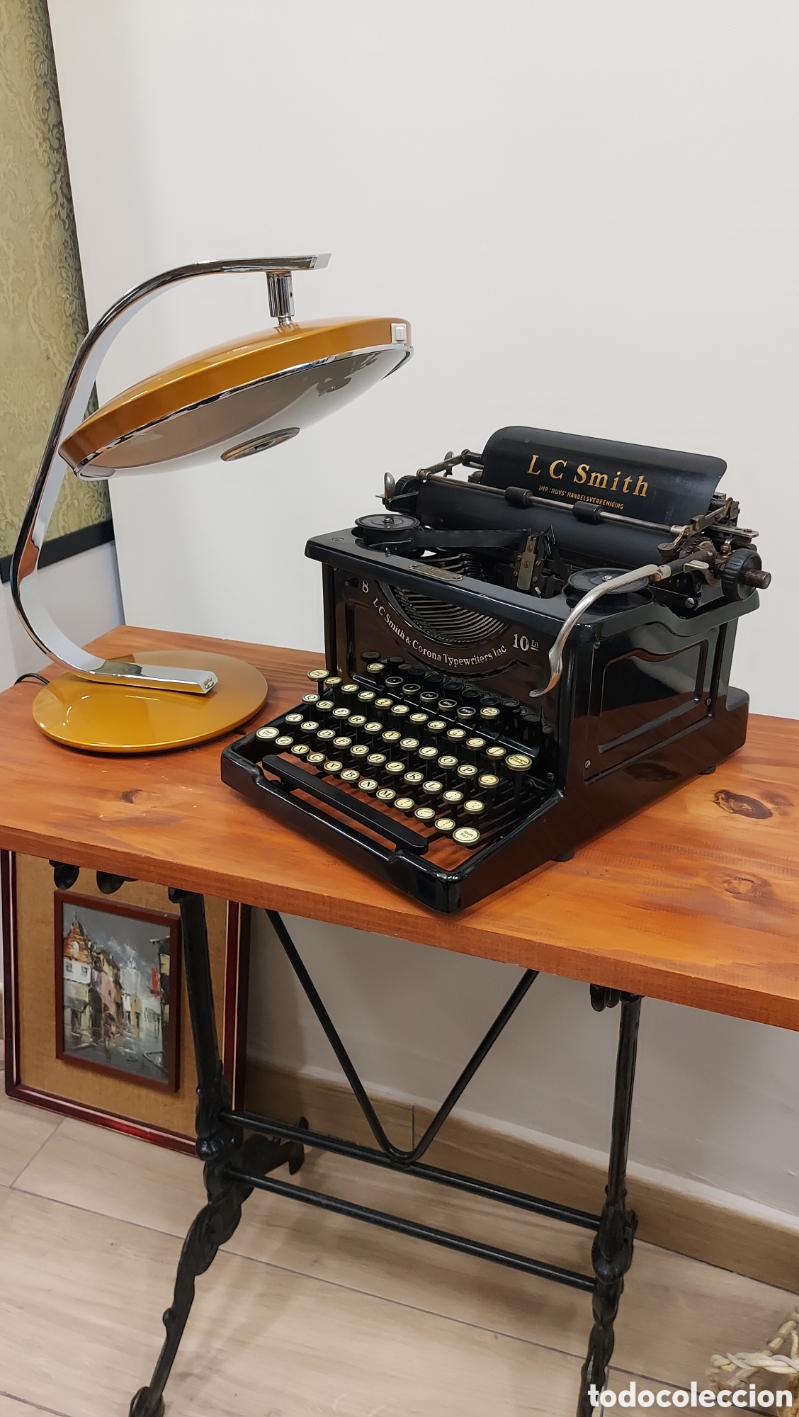 Antig&uuml;edades: M&aacute;quina de escribir Smith 1929 - Foto 14