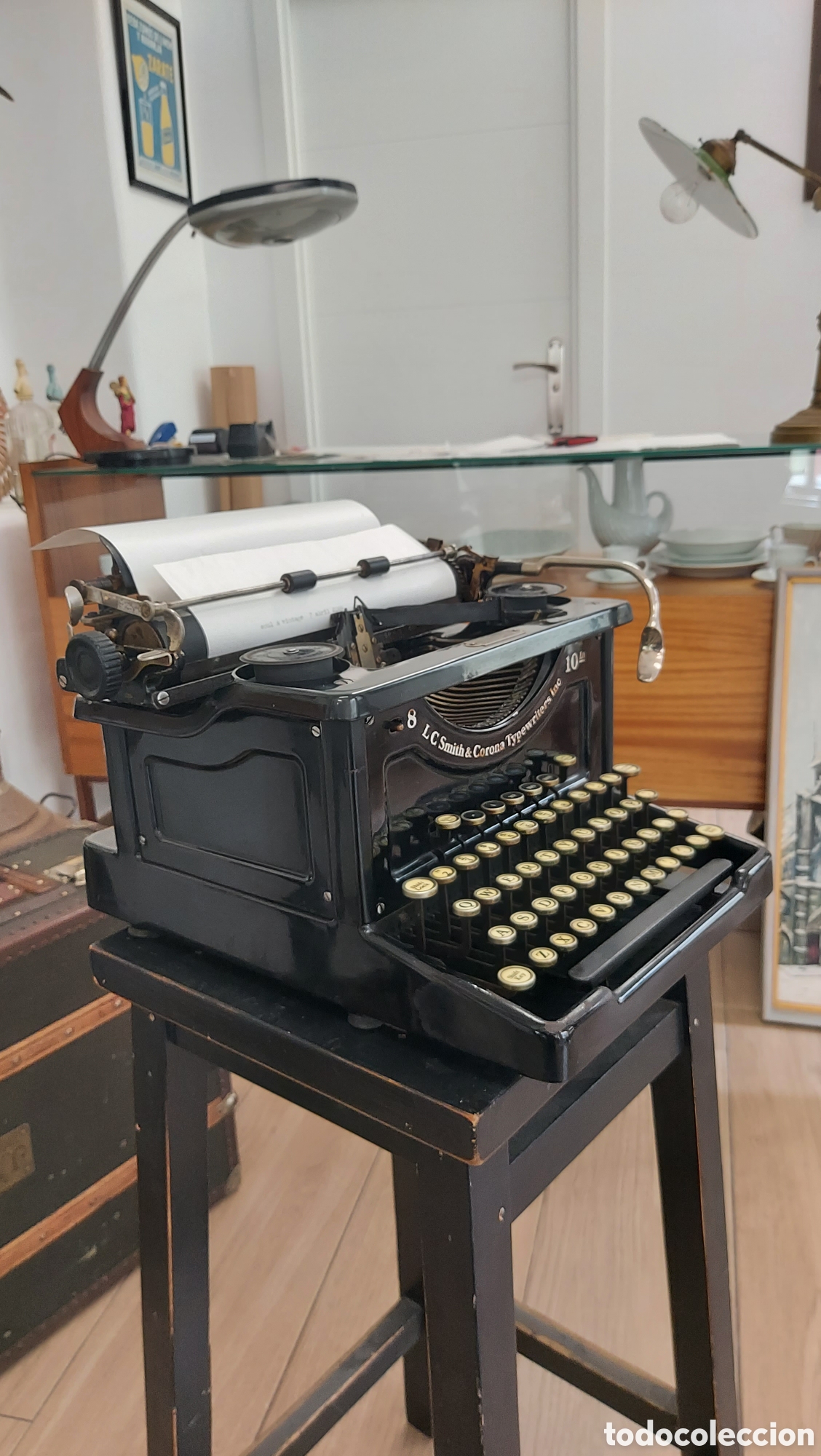 Antig&uuml;edades: M&aacute;quina de escribir Smith 1929 - Foto 16