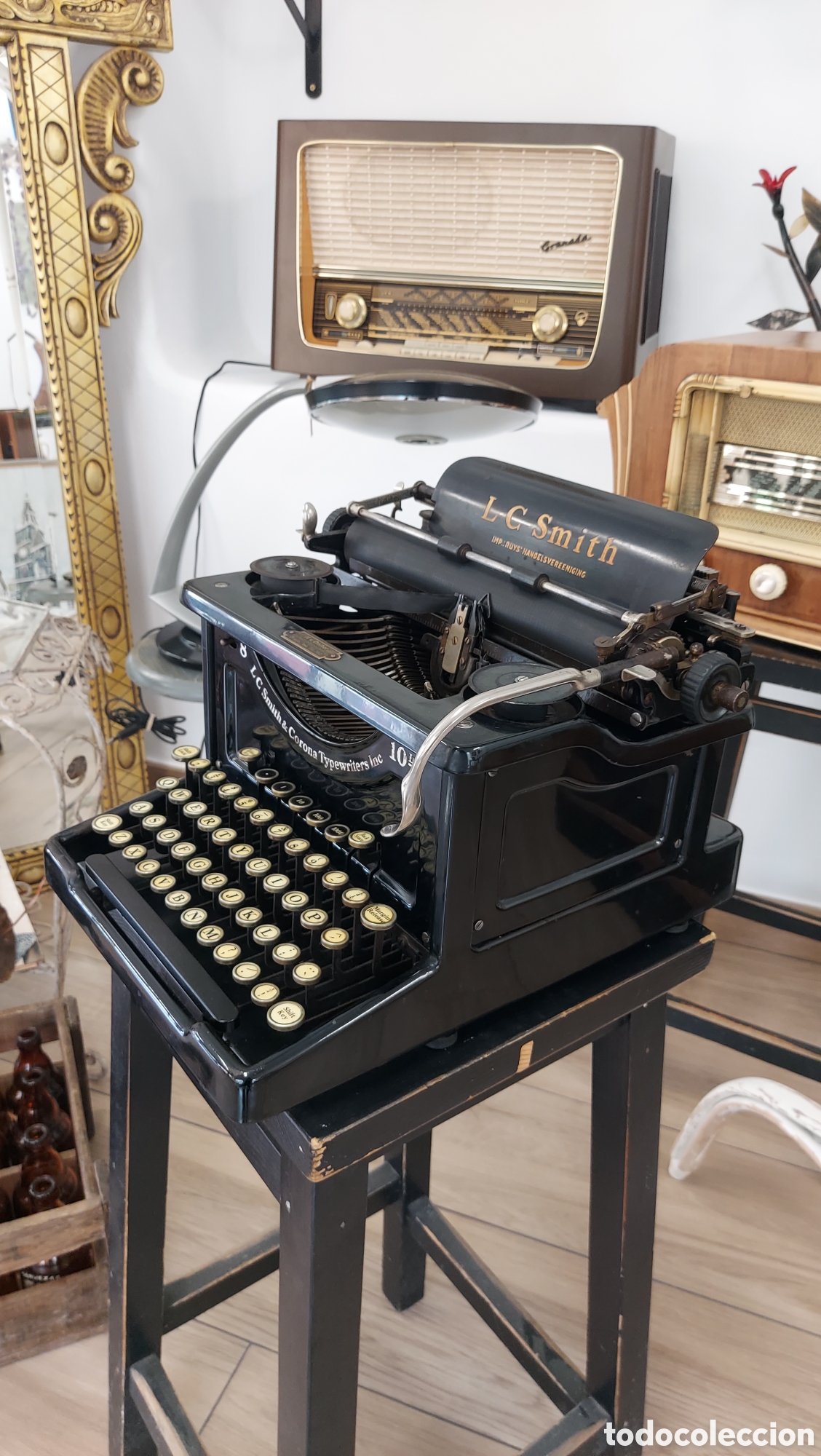 Antig&uuml;edades: M&aacute;quina de escribir Smith 1929 - Foto 20