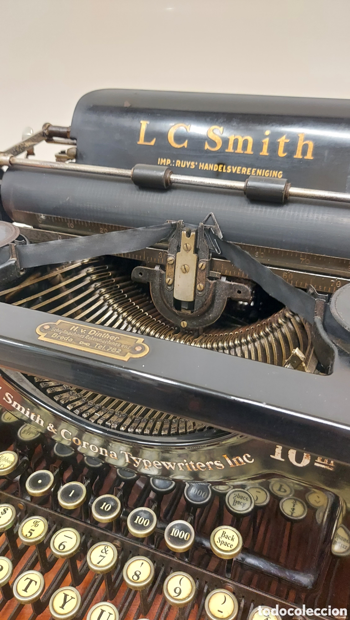 Antig&uuml;edades: M&aacute;quina de escribir Smith 1929 - Foto 22
