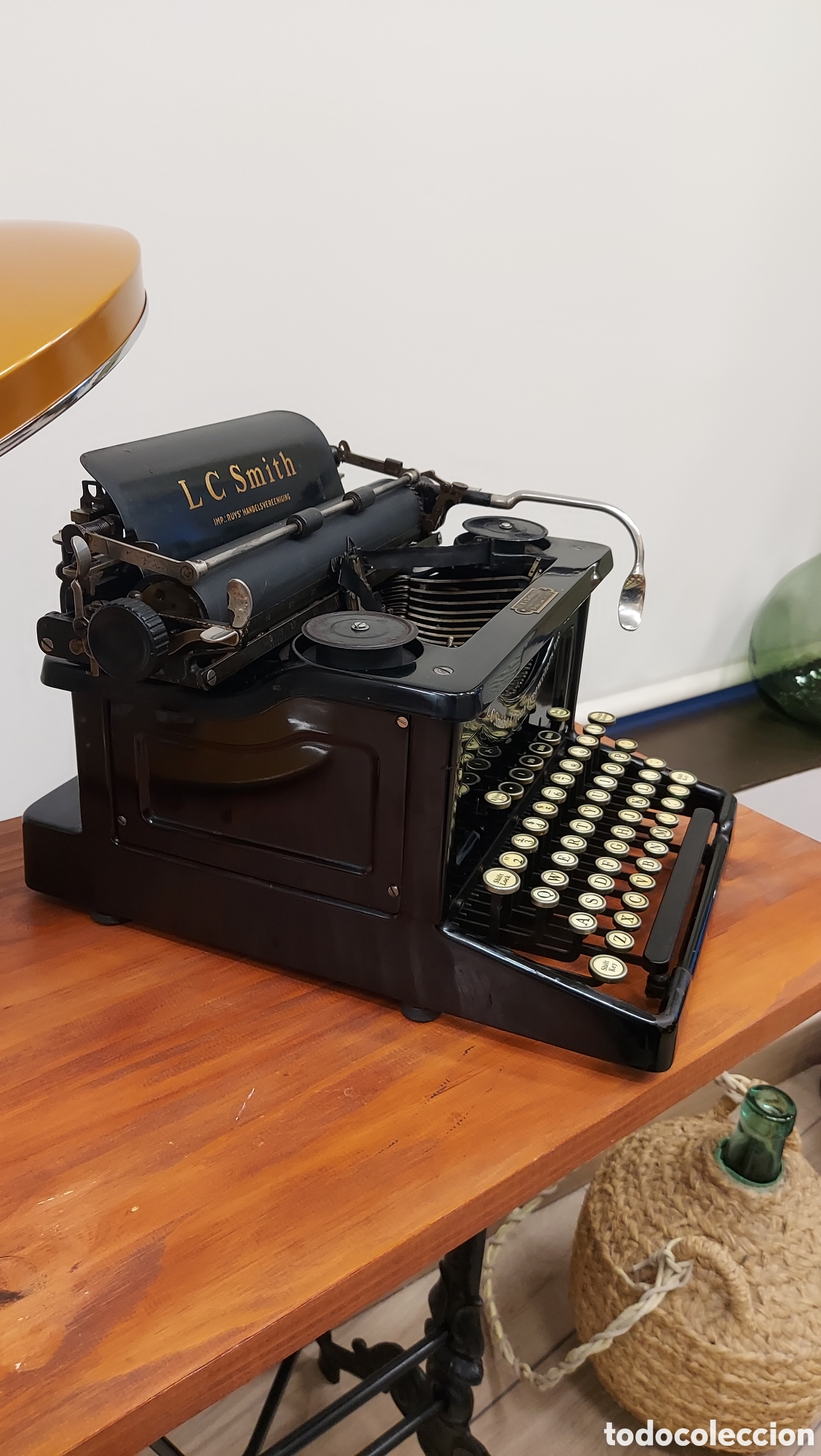 Antig&uuml;edades: M&aacute;quina de escribir Smith 1929 - Foto 24