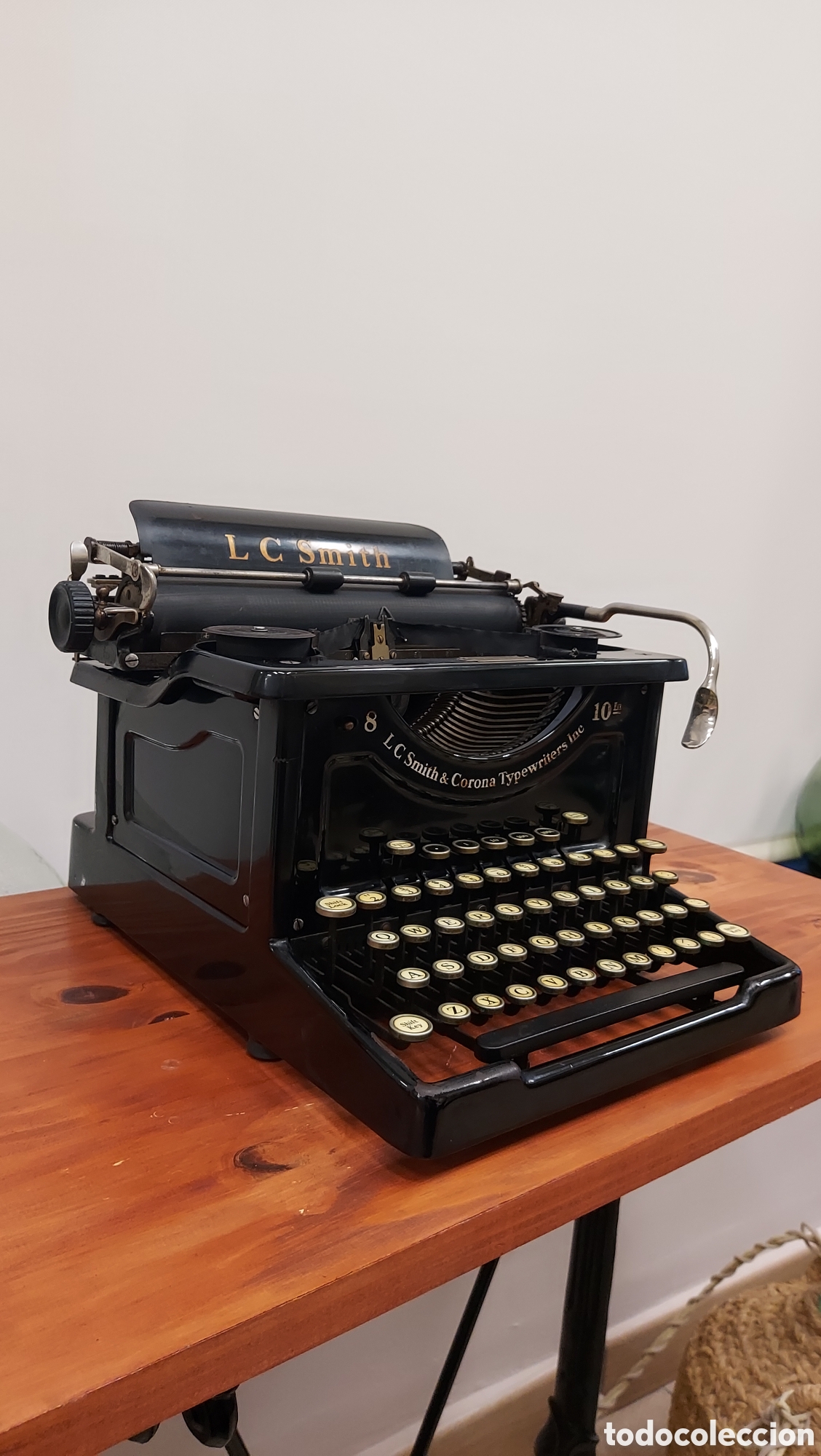 Antig&uuml;edades: M&aacute;quina de escribir Smith 1929 - Foto 25