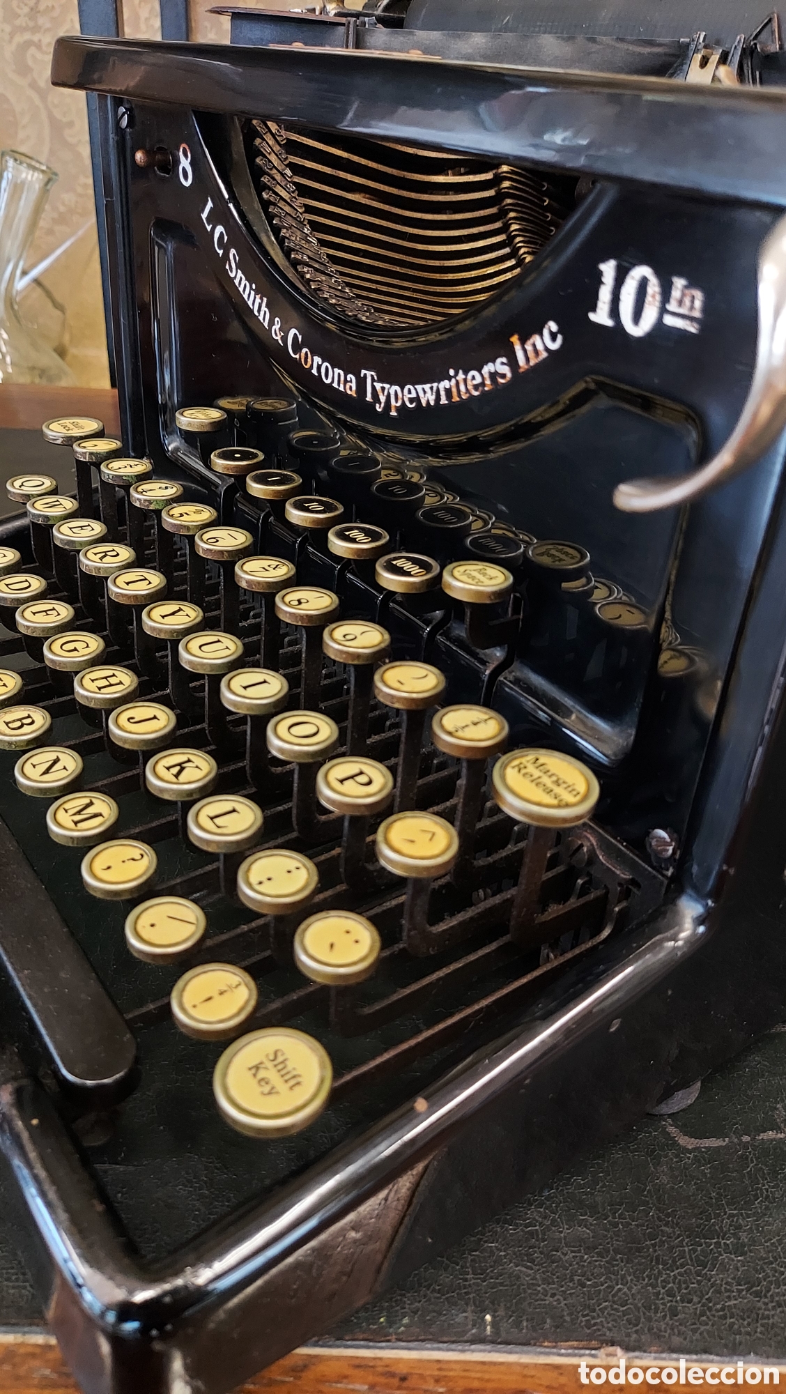 Antig&uuml;edades: M&aacute;quina de escribir Smith 1929 - Foto 3
