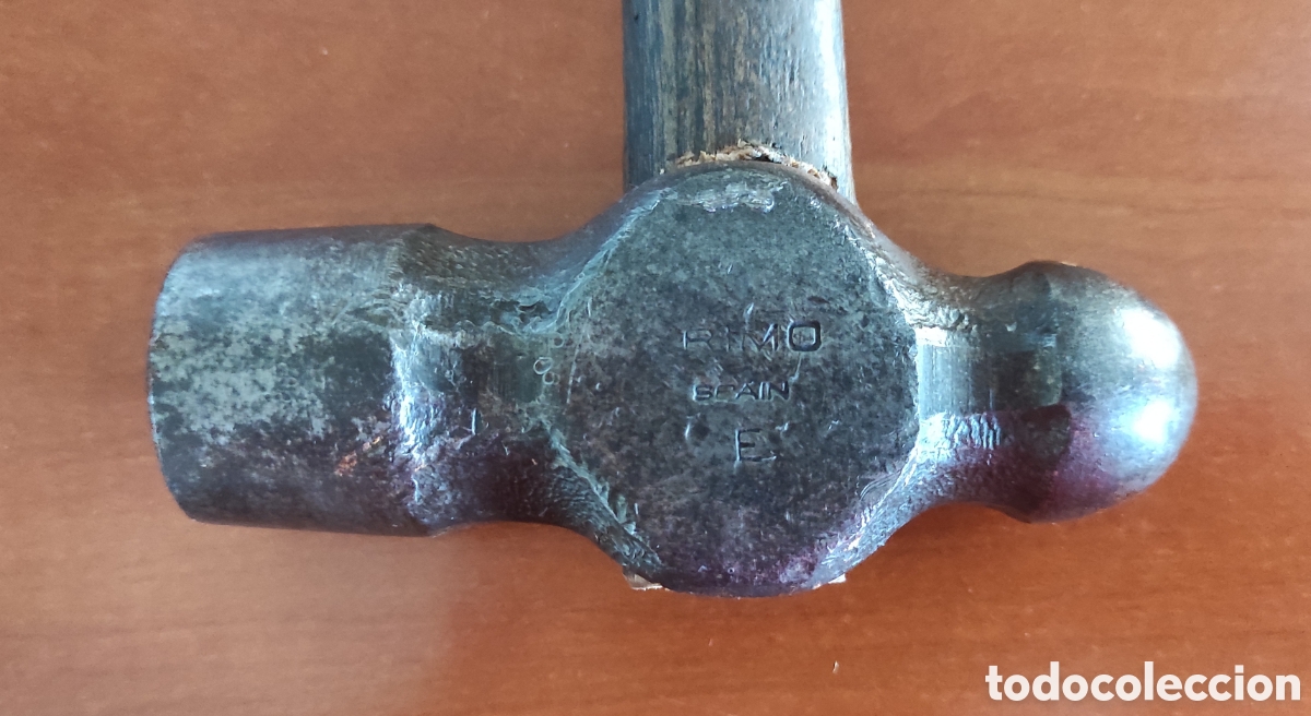 Antig&uuml;edades: ANTIGUO MARTILLO DE BOLA CON SELLO - Foto 3