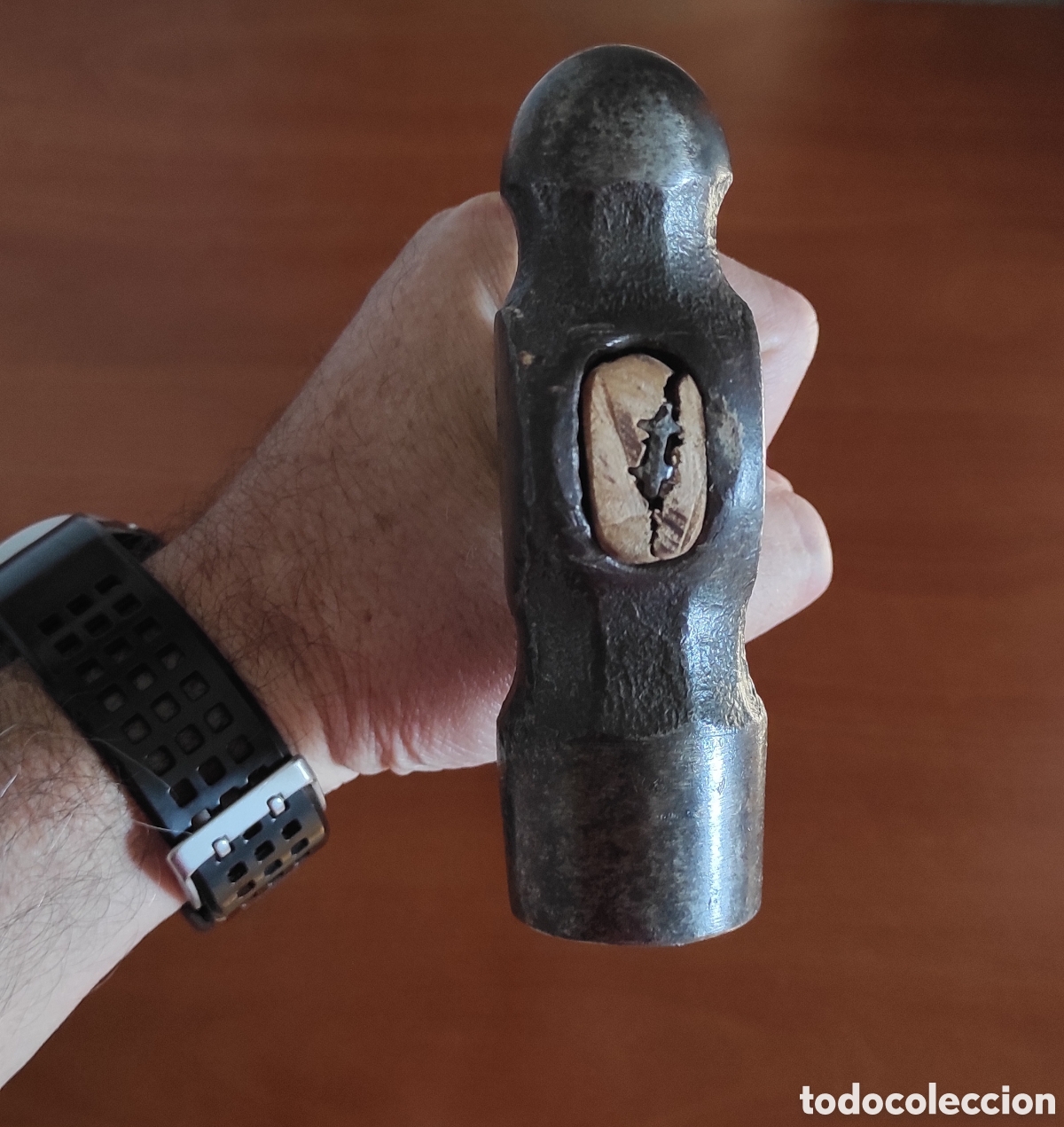 Antig&uuml;edades: ANTIGUO MARTILLO DE BOLA CON SELLO - Foto 5