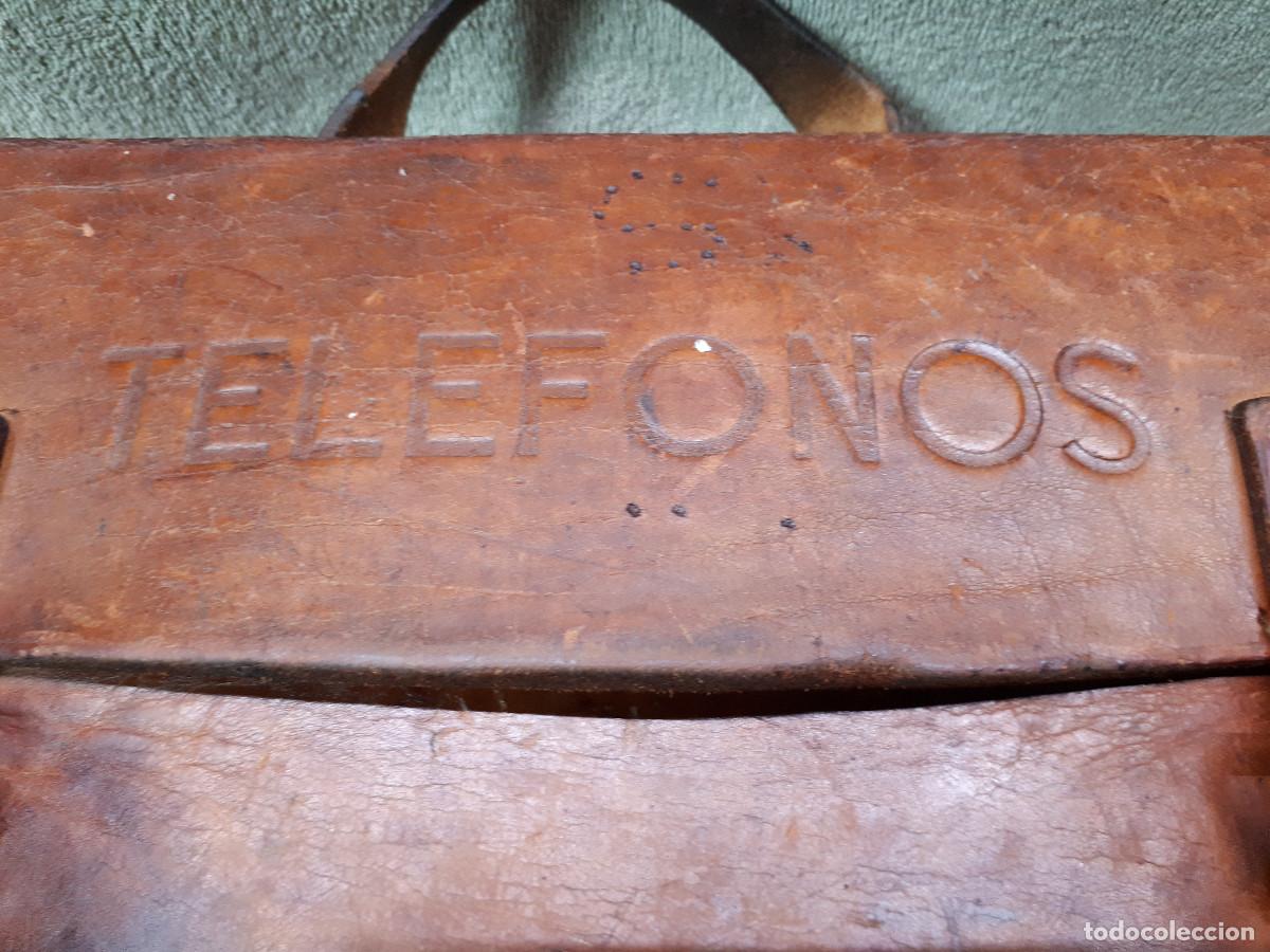 Tel&eacute;fonos: Cartera antigua operario telefonica - Foto 1