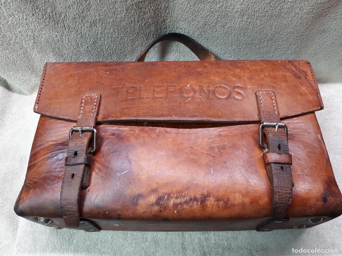 Tel&eacute;fonos: Cartera antigua operario telefonica - Foto 8