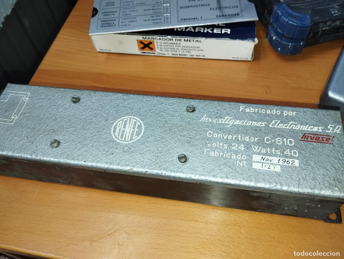 Antig&uuml;edades: CONVERTIDOR C-610 RENFE - Foto 3
