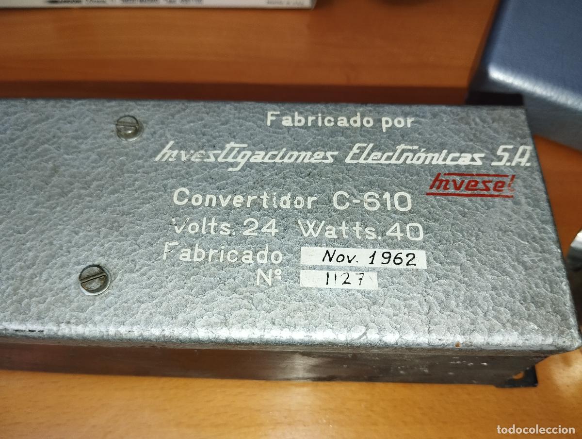 Antig&uuml;edades: CONVERTIDOR C-610 RENFE - Foto 5