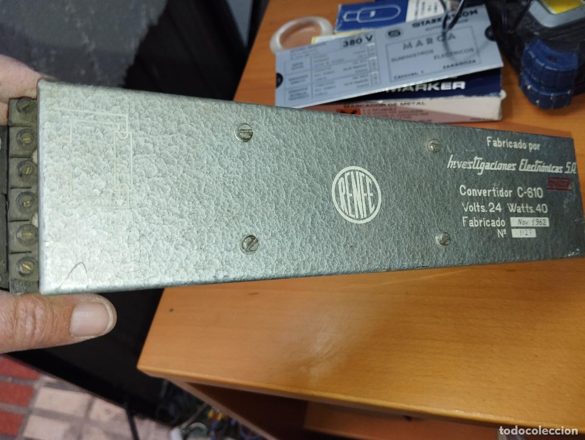 Antig&uuml;edades: CONVERTIDOR C-610 RENFE - Foto 1