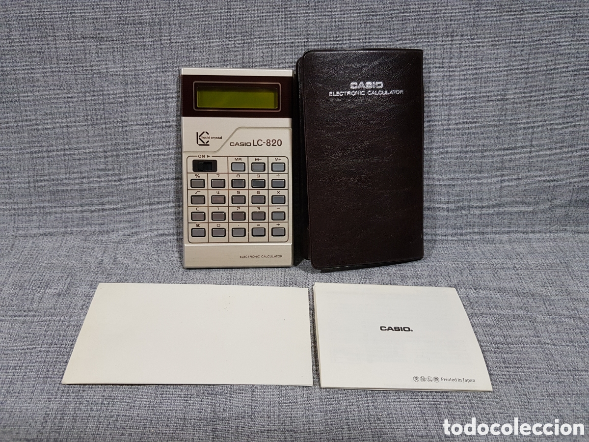 Antig&uuml;edades: CASIO CALCULADORA ELECTR&Oacute;NICA LC-820 - Foto 1