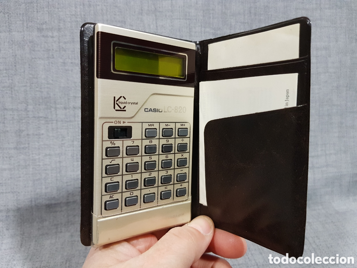 Antig&uuml;edades: CASIO CALCULADORA ELECTR&Oacute;NICA LC-820 - Foto 2