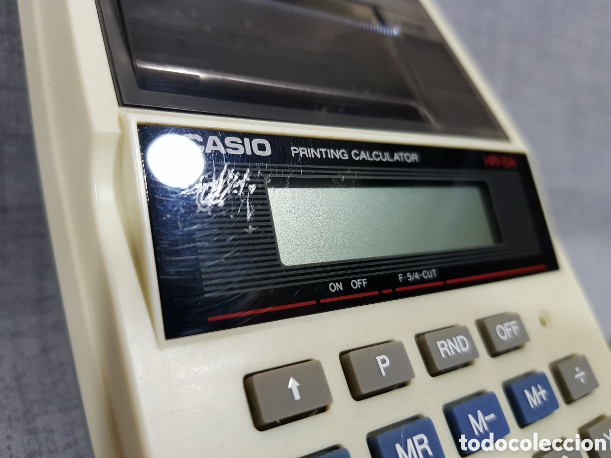 Antig&uuml;edades: CASIO HR-8A CALCULADORA ELECTR&Oacute;NICA CON IMPRESORA - Foto 6