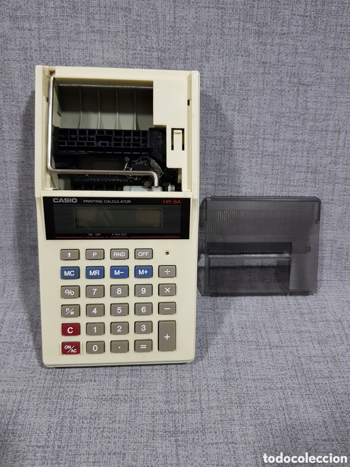 Antig&uuml;edades: CASIO HR-8A CALCULADORA ELECTR&Oacute;NICA CON IMPRESORA - Foto 7