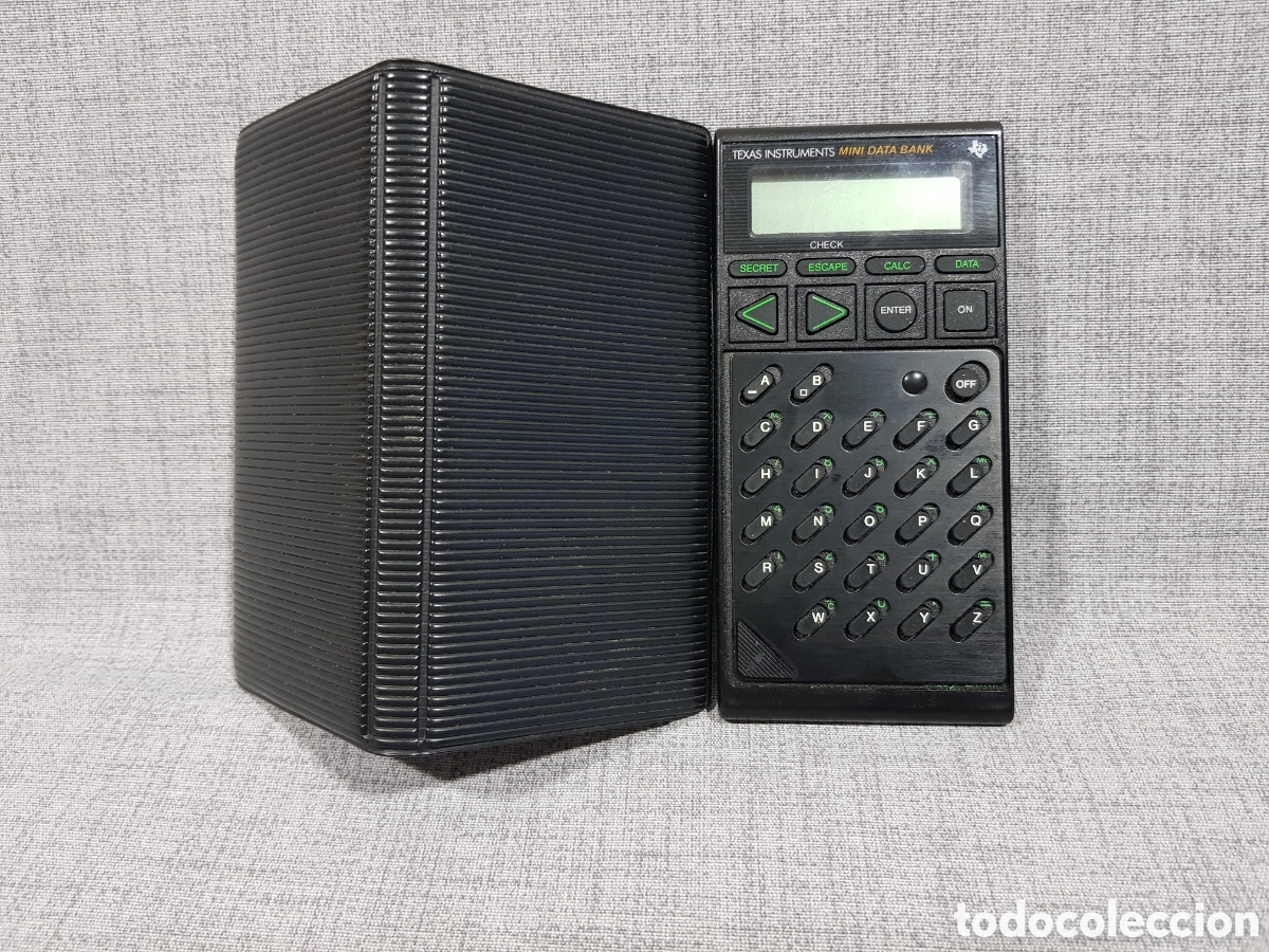 Antig&uuml;edades: TEXAS INSTRUMENTS MINI DATA BANK - Foto 1