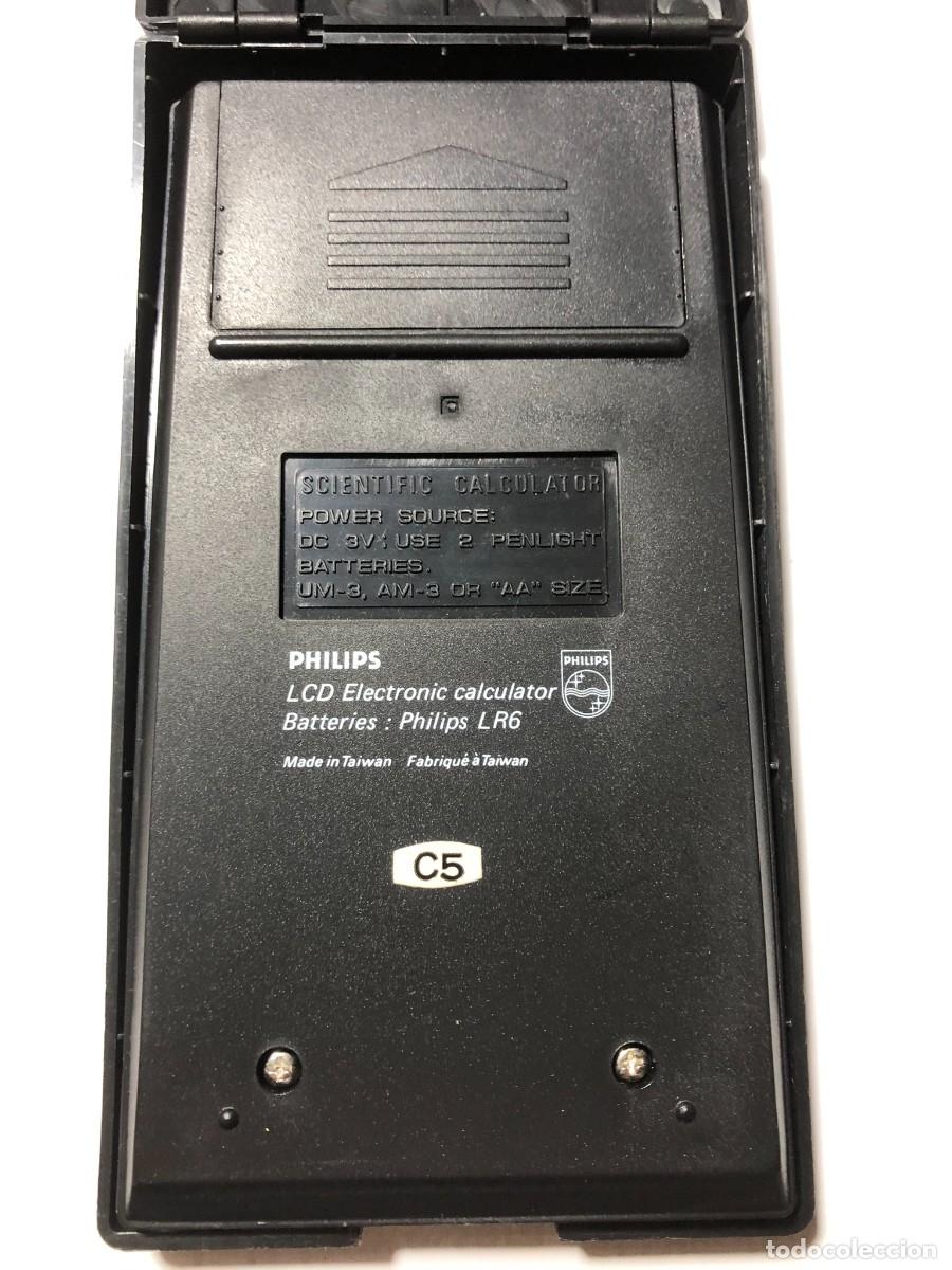 Antig&uuml;edades: Calculadora Philips SBC 1704 &ndash; Decada de 1980 - Foto 3