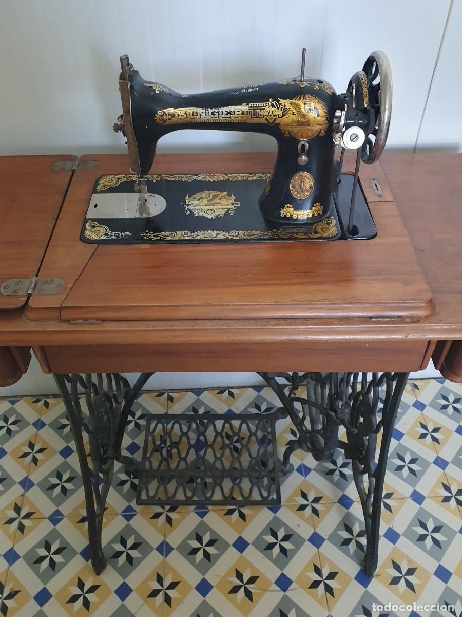 Antig&uuml;edades: Maquina de coser Singer n&ordm; 15 - Foto 2
