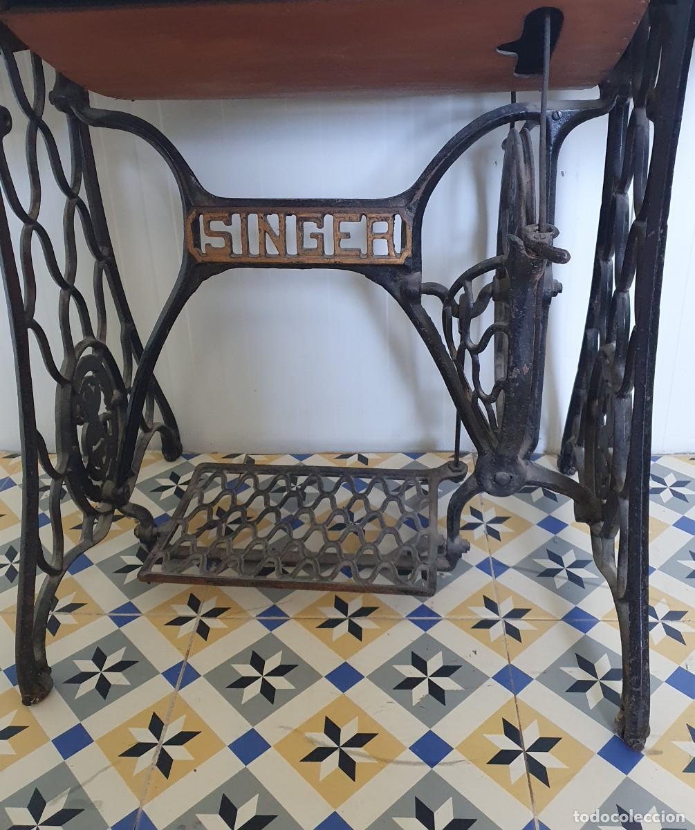 Antig&uuml;edades: Maquina de coser Singer n&ordm; 15 - Foto 3