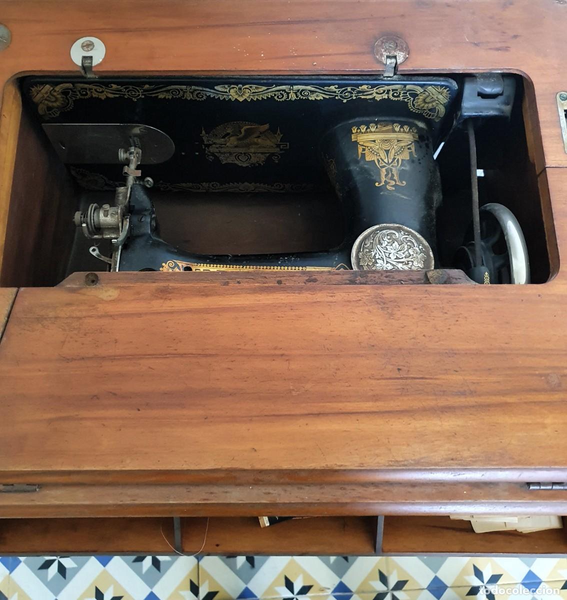 Antig&uuml;edades: Maquina de coser Singer n&ordm; 15 - Foto 6