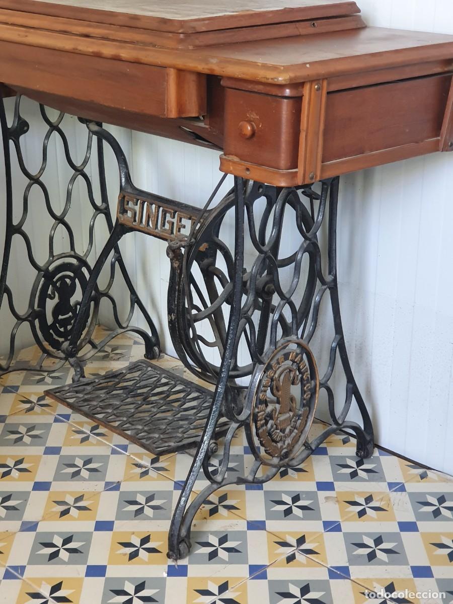 Antig&uuml;edades: Maquina de coser Singer n&ordm; 15 - Foto 8