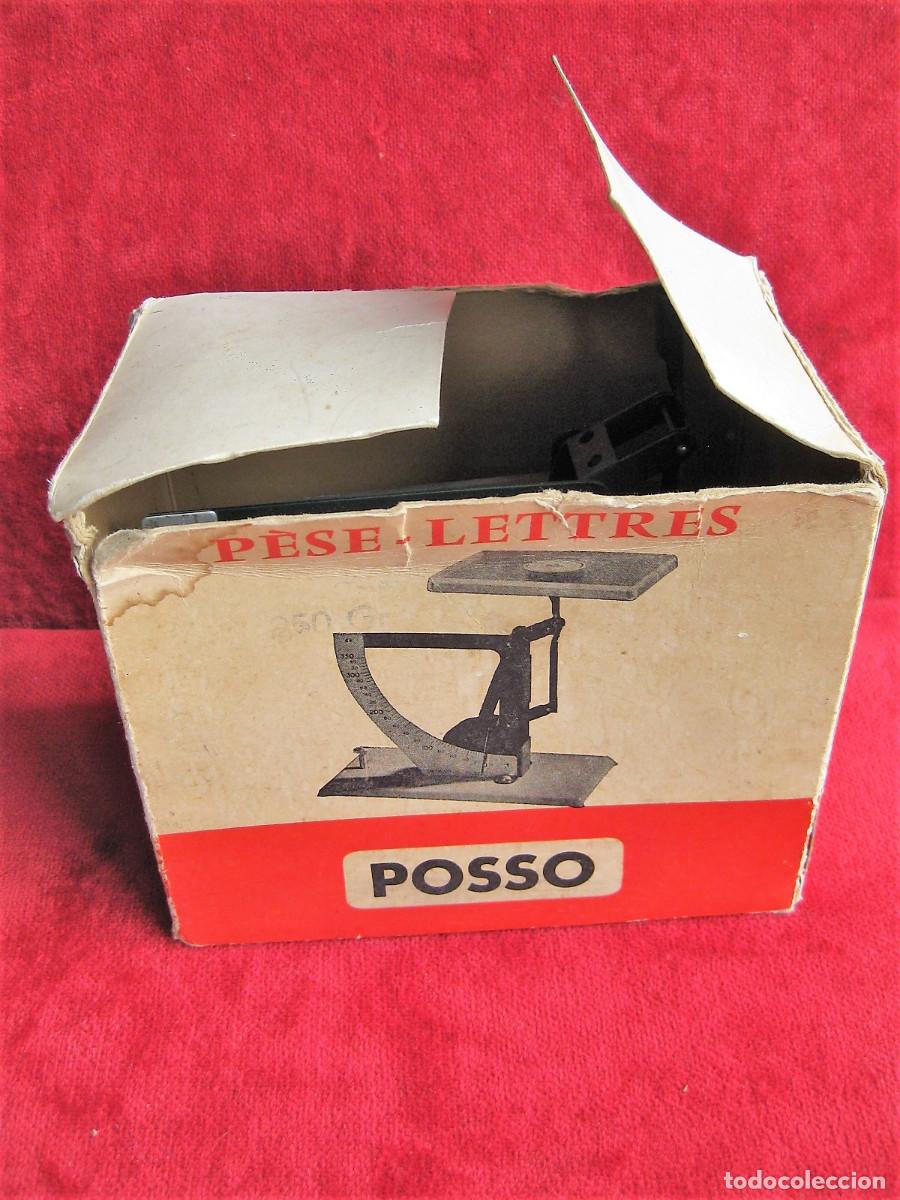 Antig&uuml;edades: RARO PESACARTAS BALANZA DE CARTERO MARCA POSSO - Foto 2
