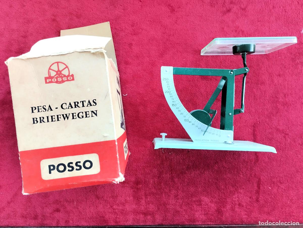 Antig&uuml;edades: RARO PESACARTAS BALANZA DE CARTERO MARCA POSSO - Foto 12