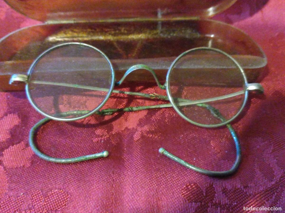 Antig&uuml;edades: ~~~~ ANTIGUAS GAFAS QUEVEDOS EN SU ESTUCHE ~~~~ - Foto 1