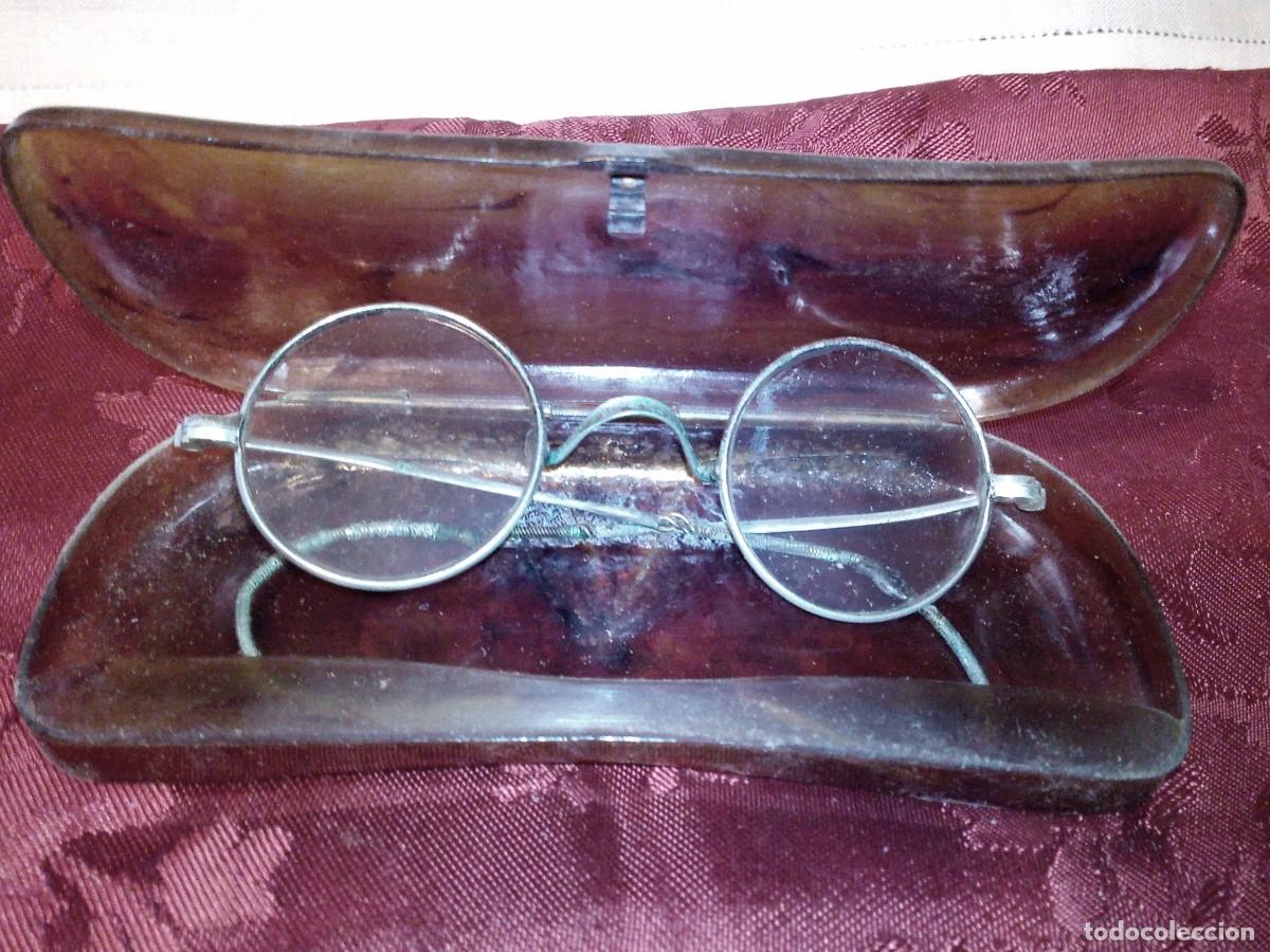 Antig&uuml;edades: ~~~~ ANTIGUAS GAFAS QUEVEDOS EN SU ESTUCHE ~~~~ - Foto 3