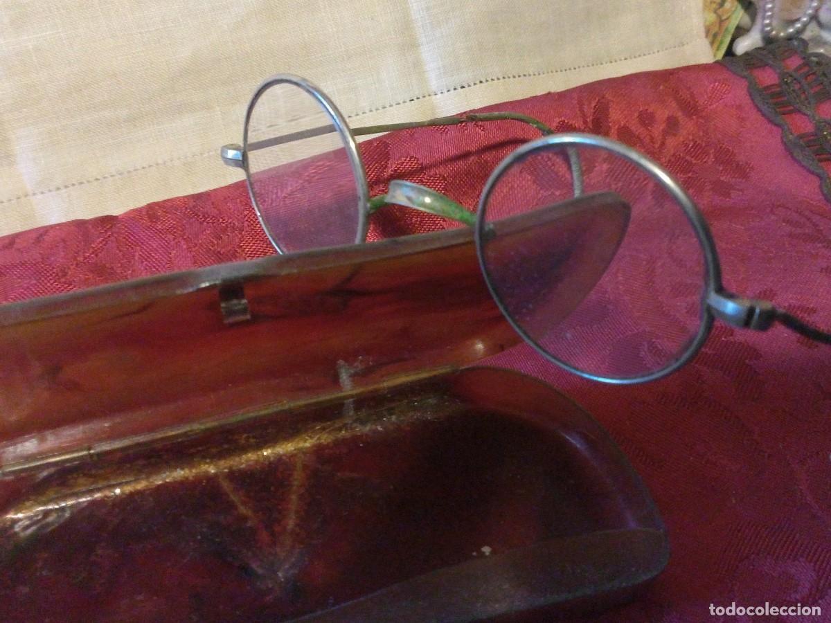 Antig&uuml;edades: ~~~~ ANTIGUAS GAFAS QUEVEDOS EN SU ESTUCHE ~~~~ - Foto 4