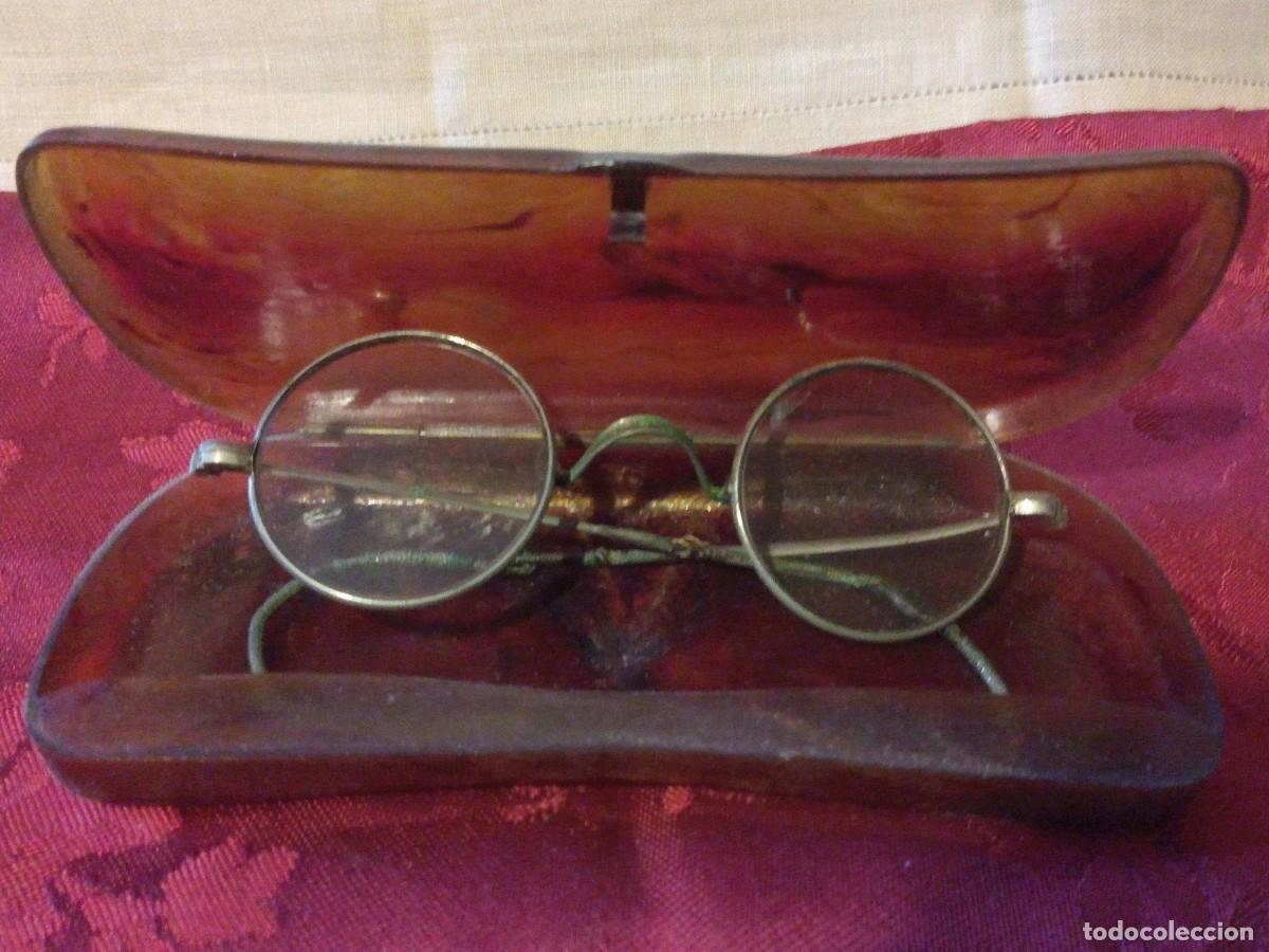 Antig&uuml;edades: ~~~~ ANTIGUAS GAFAS QUEVEDOS EN SU ESTUCHE ~~~~ - Foto 5