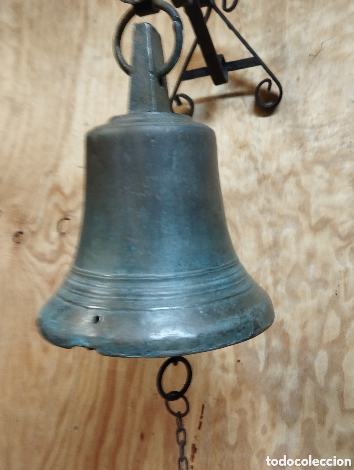 Antig&uuml;edades: Campana de barco 27 cm - Foto 3