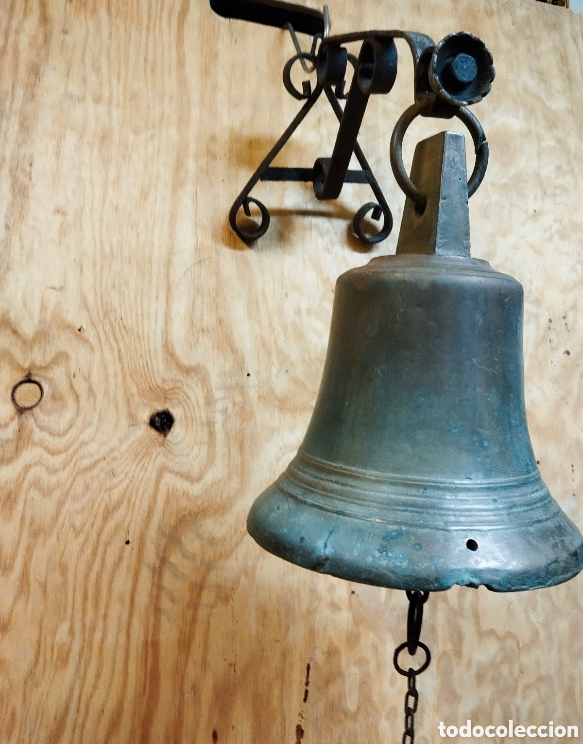 Antig&uuml;edades: Campana de barco 27 cm - Foto 4
