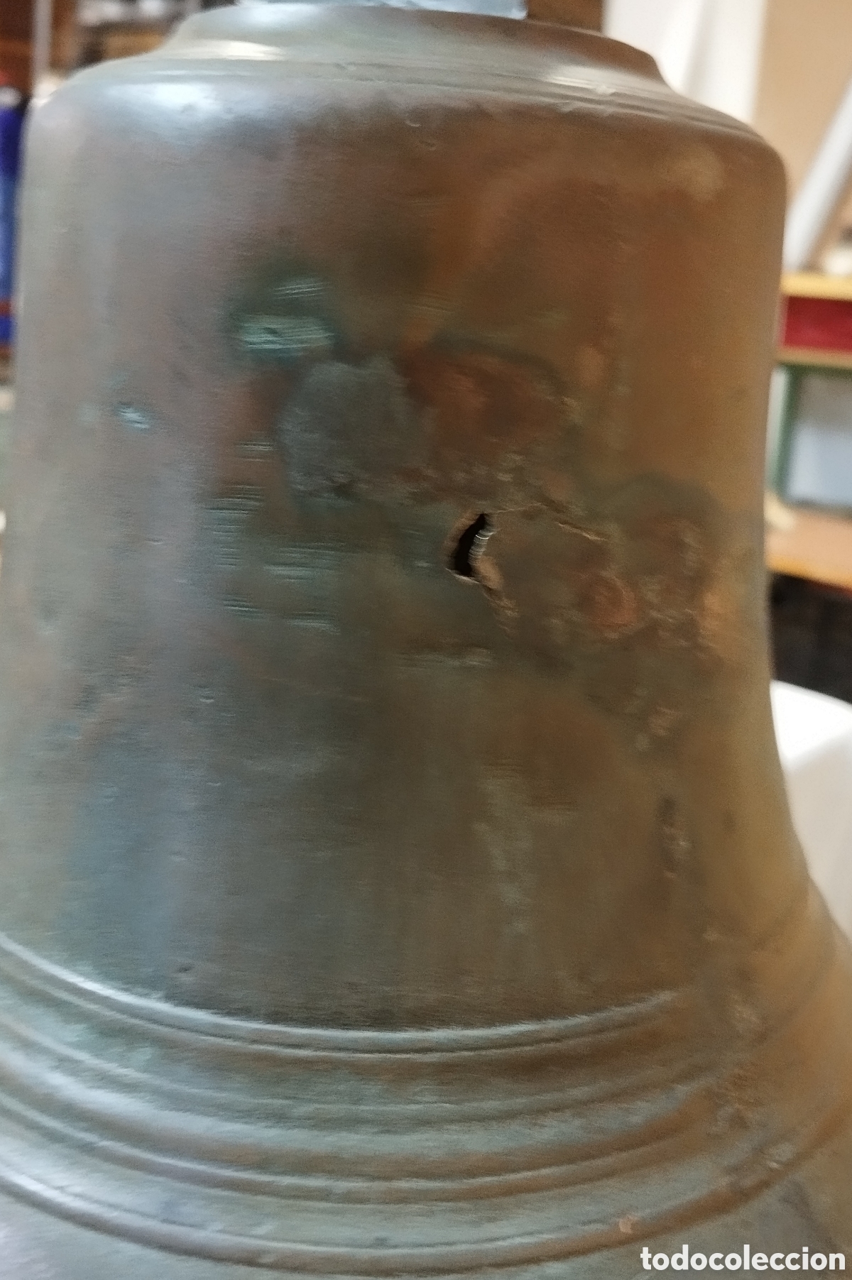 Antig&uuml;edades: Campana de barco 27 cm - Foto 9