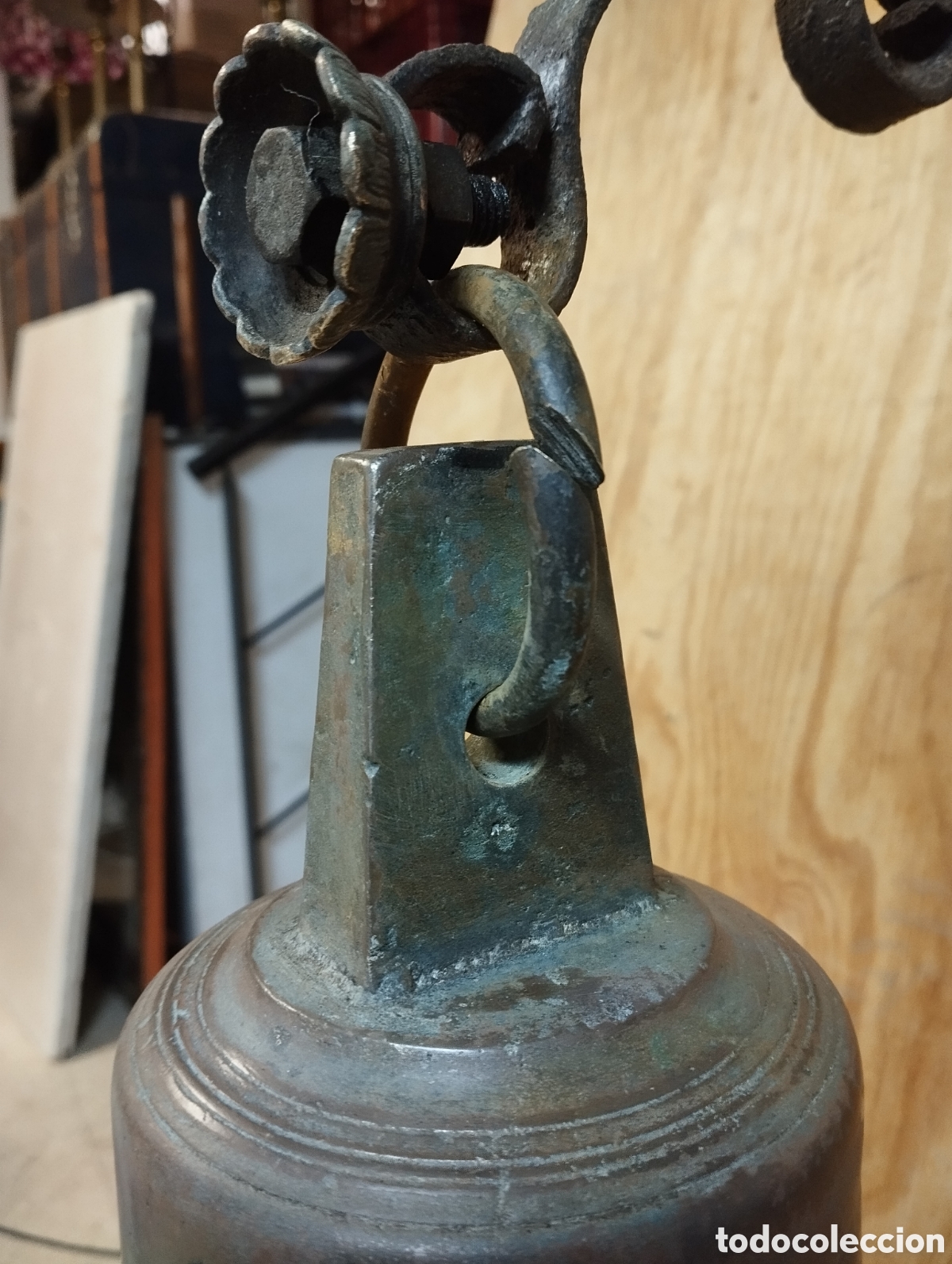 Antig&uuml;edades: Campana de barco 27 cm - Foto 10