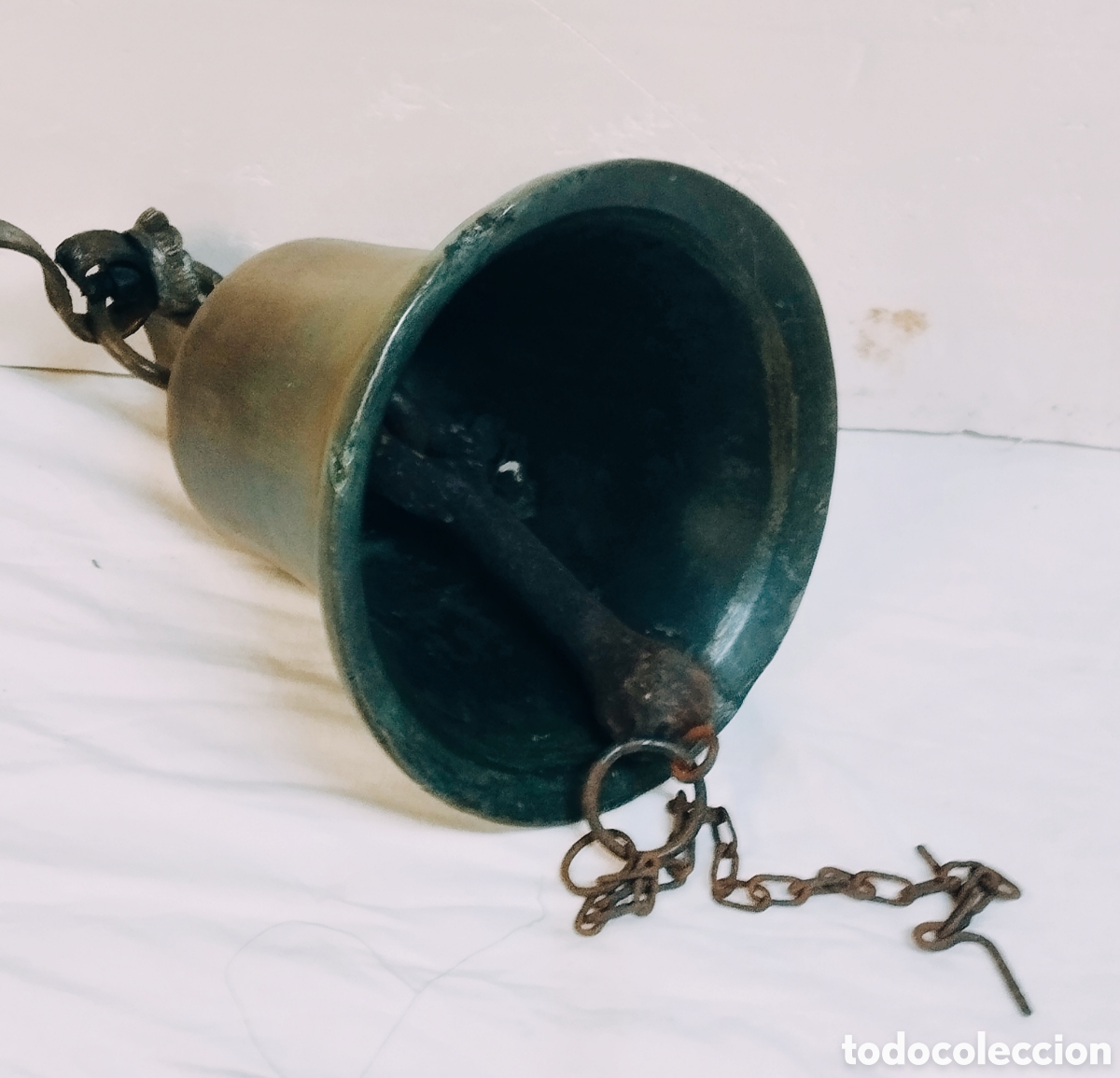 Antig&uuml;edades: Campana de barco 27 cm - Foto 2