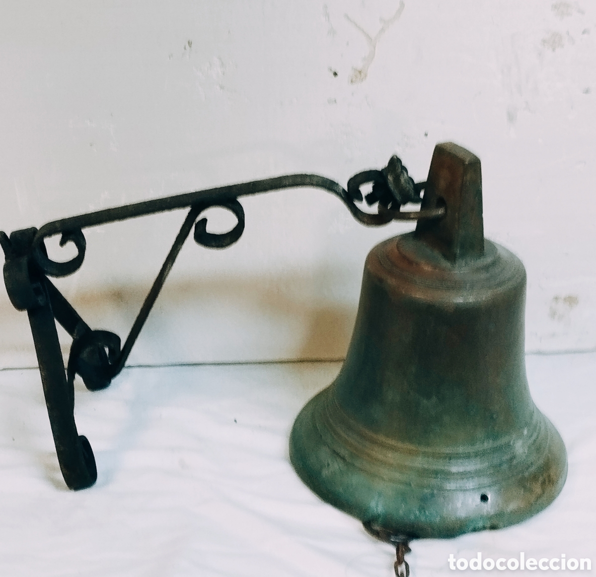 Antig&uuml;edades: Campana de barco 27 cm - Foto 21