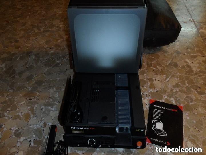 Antig&uuml;edades: PROYECTOR AGFA DE DIAPOSITIVAS CON PANTALLA - REFLECTA DIAMATOR AFM - Foto 4