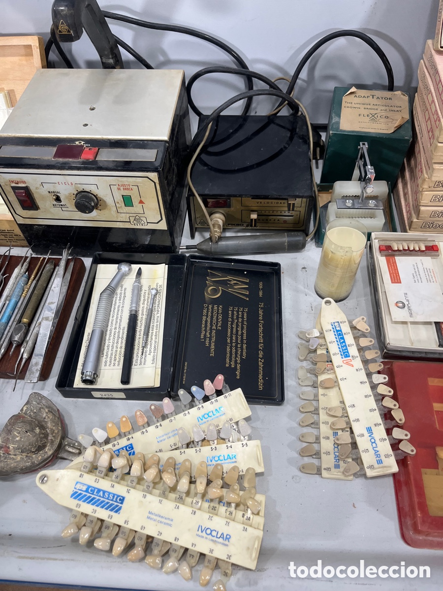 Antig&uuml;edades: LOTE ART&Iacute;CULOS LABORATORIO ORTODONCIA - Foto 4