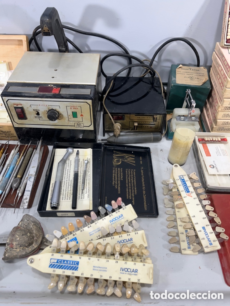 Antig&uuml;edades: LOTE ART&Iacute;CULOS LABORATORIO ORTODONCIA - Foto 5