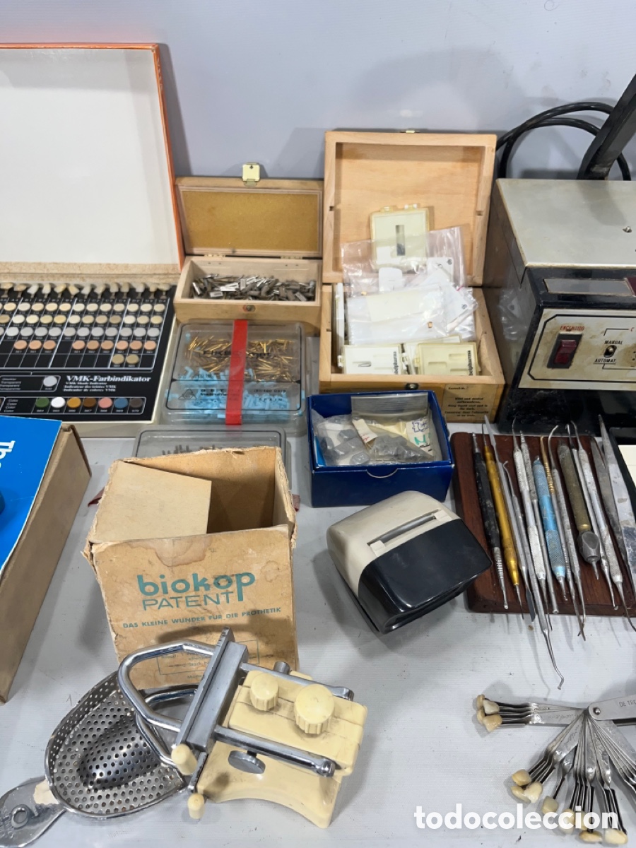 Antig&uuml;edades: LOTE ART&Iacute;CULOS LABORATORIO ORTODONCIA - Foto 6