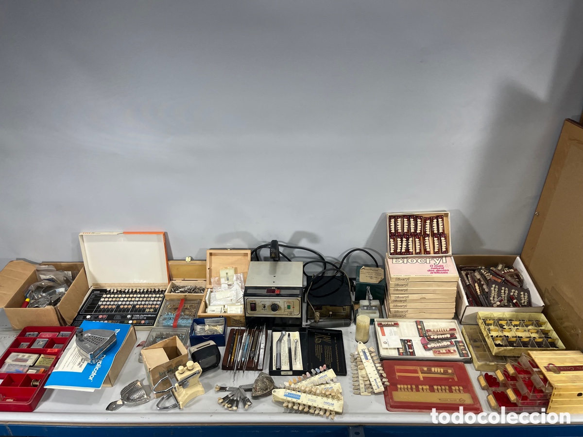 Antig&uuml;edades: LOTE ART&Iacute;CULOS LABORATORIO ORTODONCIA - Foto 1