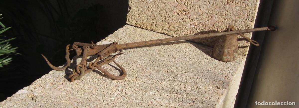 Antig&uuml;edades: Antigua b&aacute;scula balanza romana - Foto 6