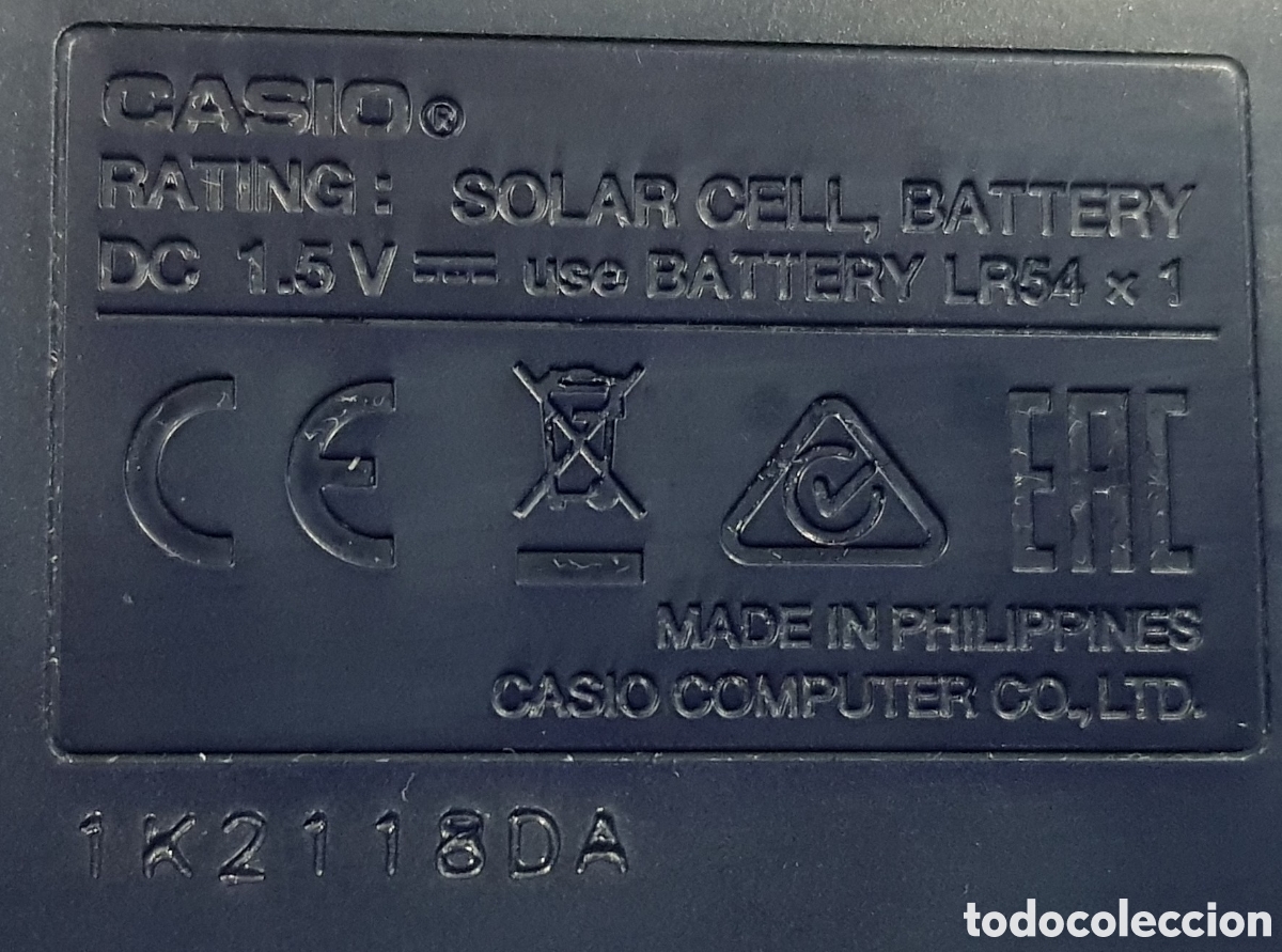 Antig&uuml;edades: CASIO SL-100VER EURO CONVERSOR SOLAR - Foto 5