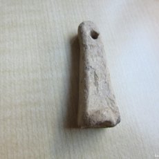 Antigüedades: PESA DE TELAR PLOMO ÉPOCA ROMANA LONGITUD 5,3 CM PESO 80 GR