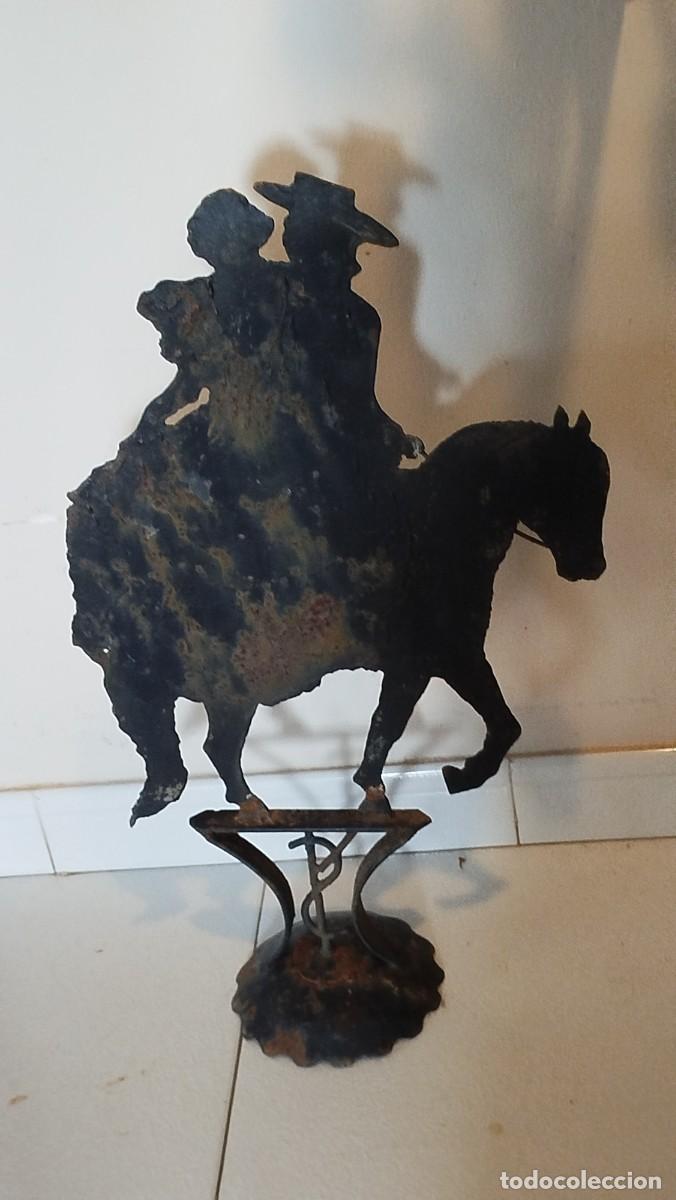 Antig&uuml;edades: Veleta de hierro forjado - Foto 2