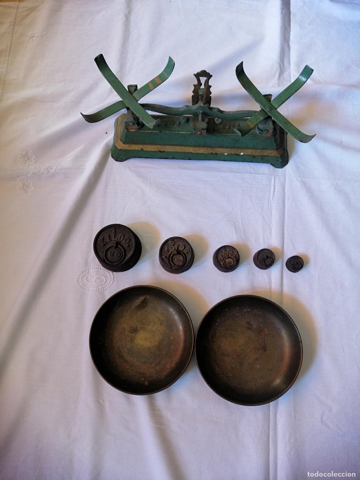 Antig&uuml;edades: ANTIGUA BALANZA SIMPLEX 3 KILOS - Foto 2