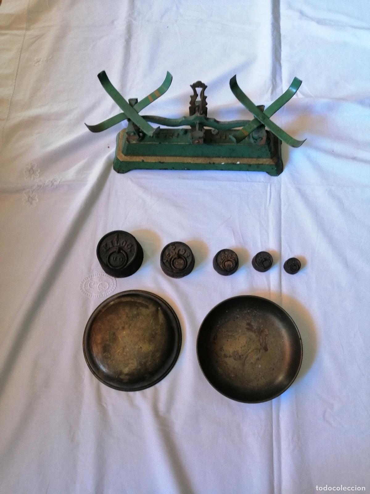 Antig&uuml;edades: ANTIGUA BALANZA SIMPLEX 3 KILOS - Foto 3