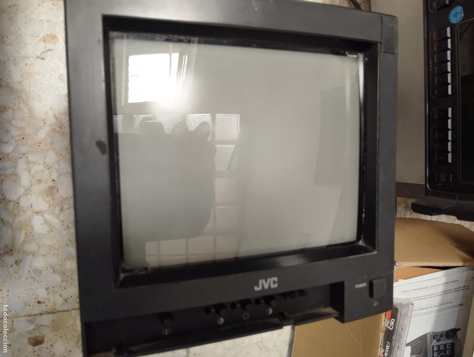 Antig&uuml;edades: MONITOR DE TELEVISI&Oacute;N JVC PROFESIONAL // FUNCIONANDO - Foto 3
