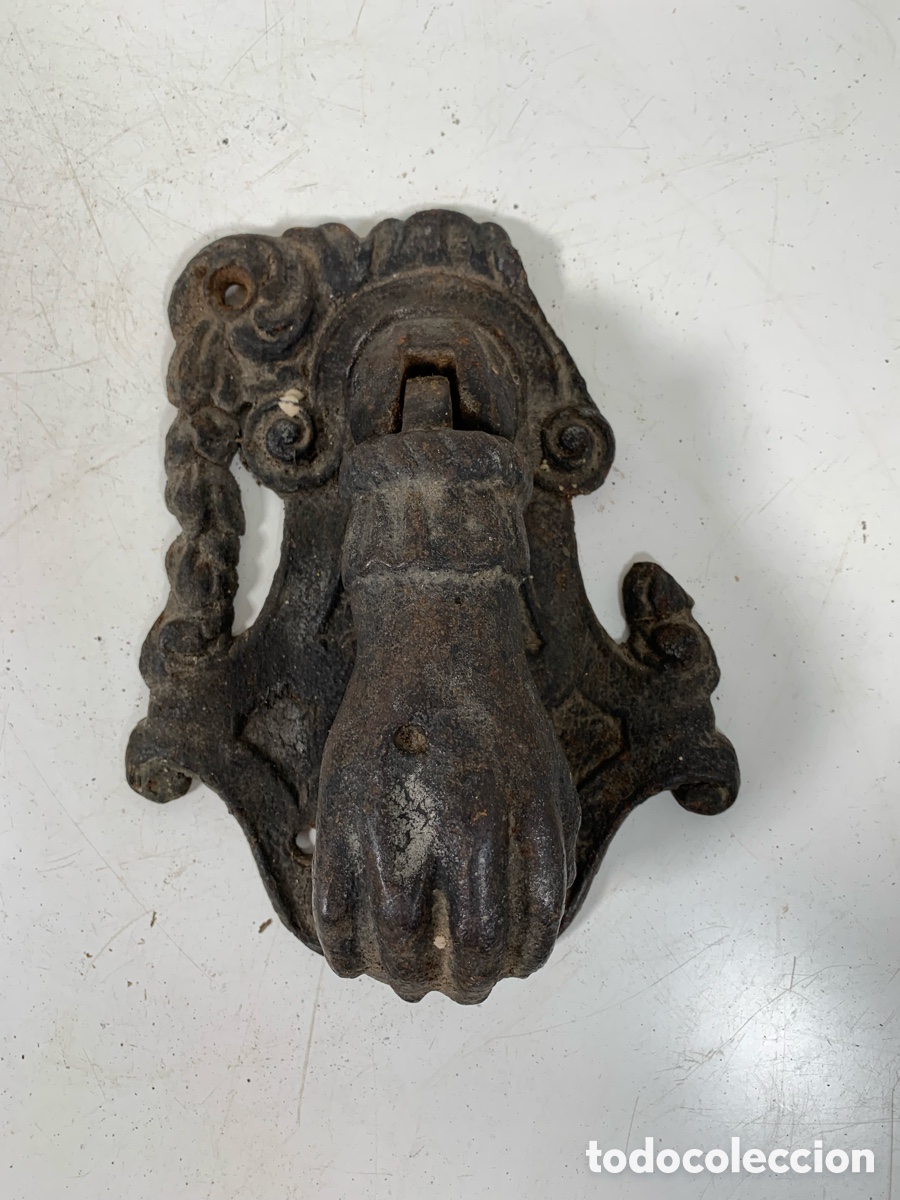 Antig&uuml;edades: 01_Llamador de puerta aldaba - Foto 2